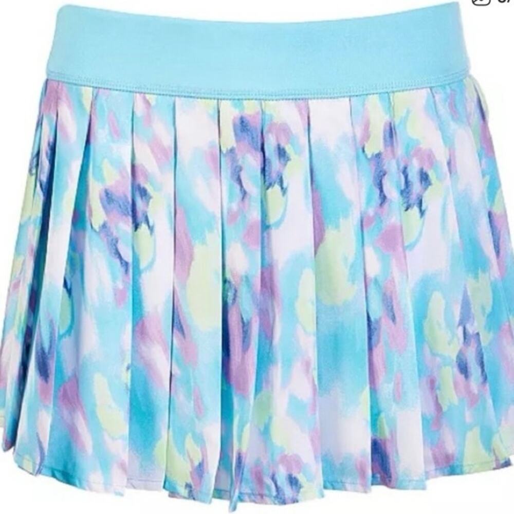 ID Ideology Pleated Painter Print Skort - Size Medium